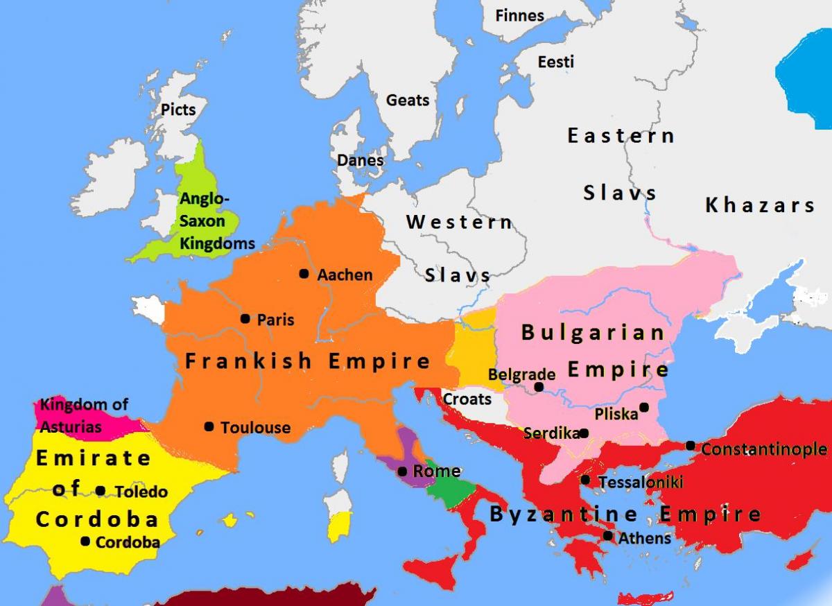 Софија Бугарска мапи Европе