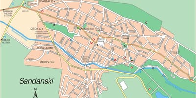 Карта Сандански, Бугарска