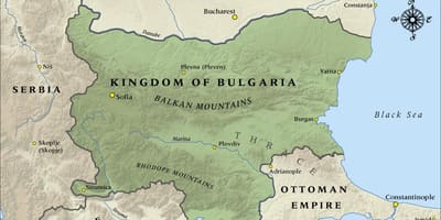 Карта стари бугарски