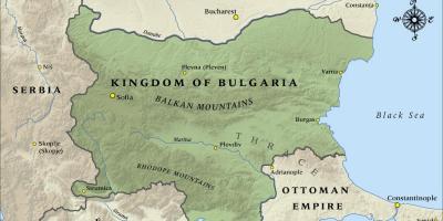 Карта стари бугарски
